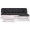 Hagesofagruppe med puter 5 deler heltre furu
