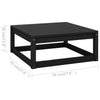 Hagesofagruppe med puter 6 deler heltre furu