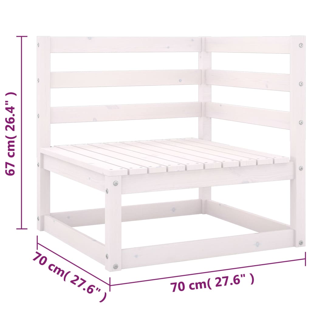 Hagesofagruppe med puter 6 deler heltre furu