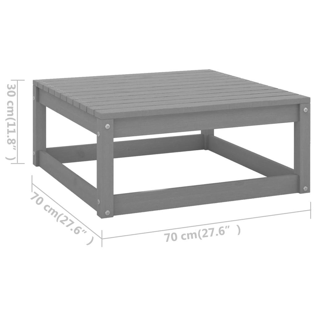 Hagesofagruppe med puter 10 deler heltre furu