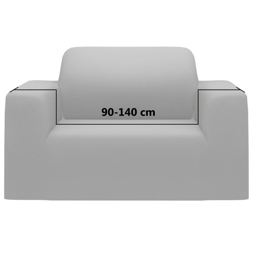 Sofaovertrekk polyester grå
