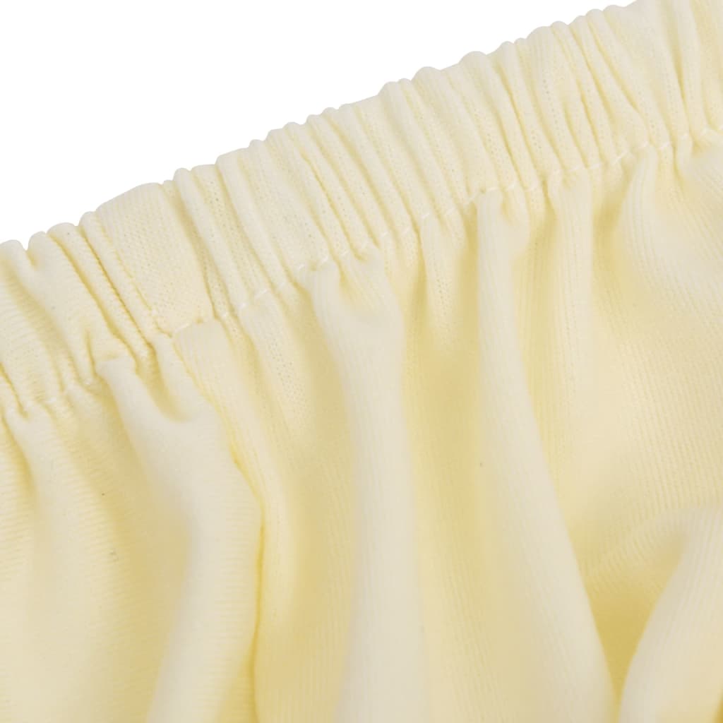 Sofaovertrekk polyester kremhvit