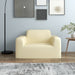 Sofaovertrekk polyester kremhvit
