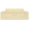 2-seters sofaovertrekk polyester kremhvit