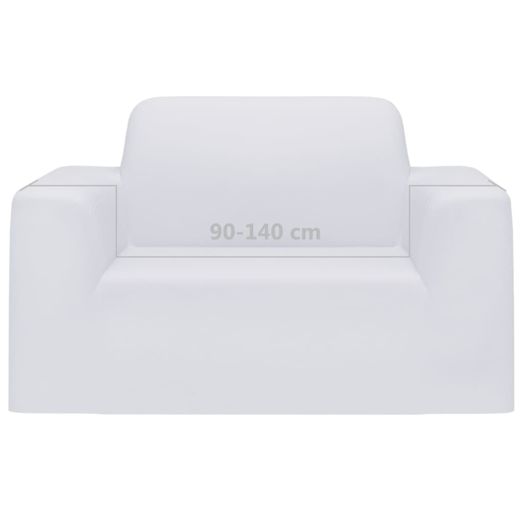 Sofaovertrekk polyester hvit