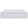 3-seters sofaovertrekk polyester hvit