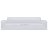 4-seters sofaovertrekk polyester hvit