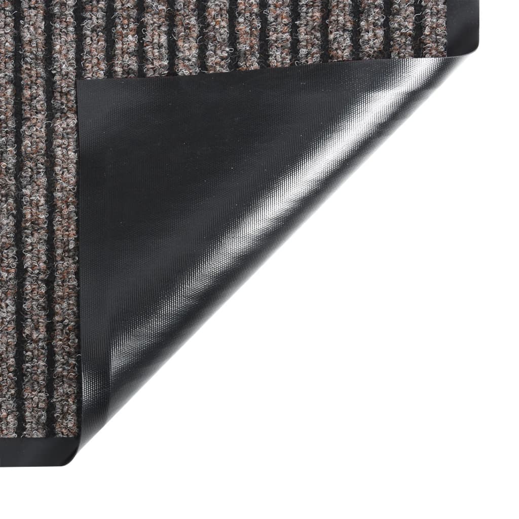 Dørmatte stripet beige 80x120 cm