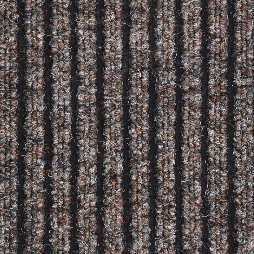 Dørmatte stripet beige 80x120 cm