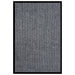 Dørmatte stripet grå 80x120 cm