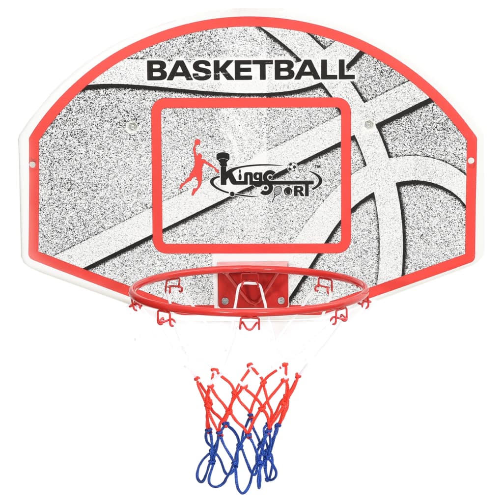 Veggmontert basketballsett 5 deler 66x44,5 cm