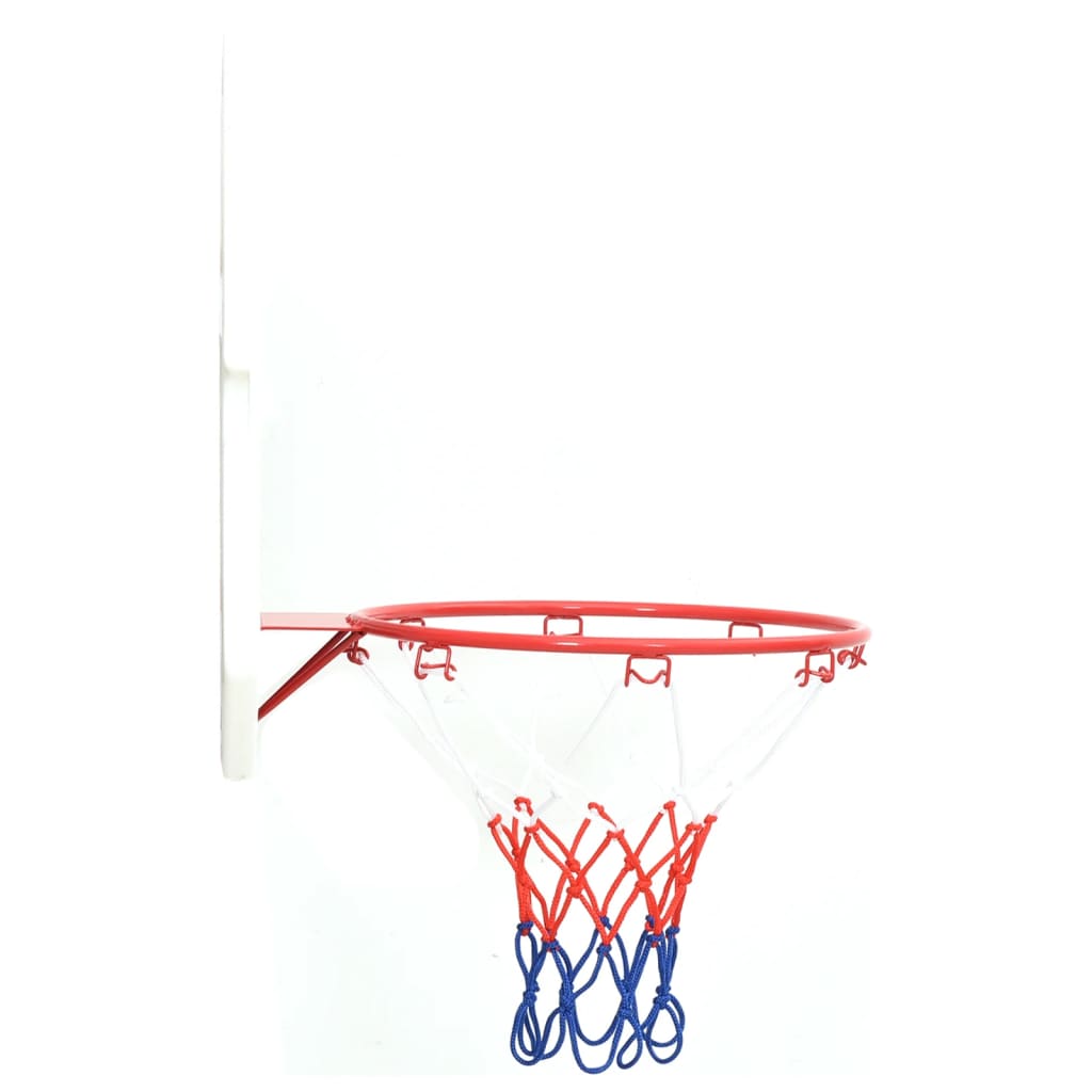 Veggmontert basketballsett 5 deler 66x44,5 cm