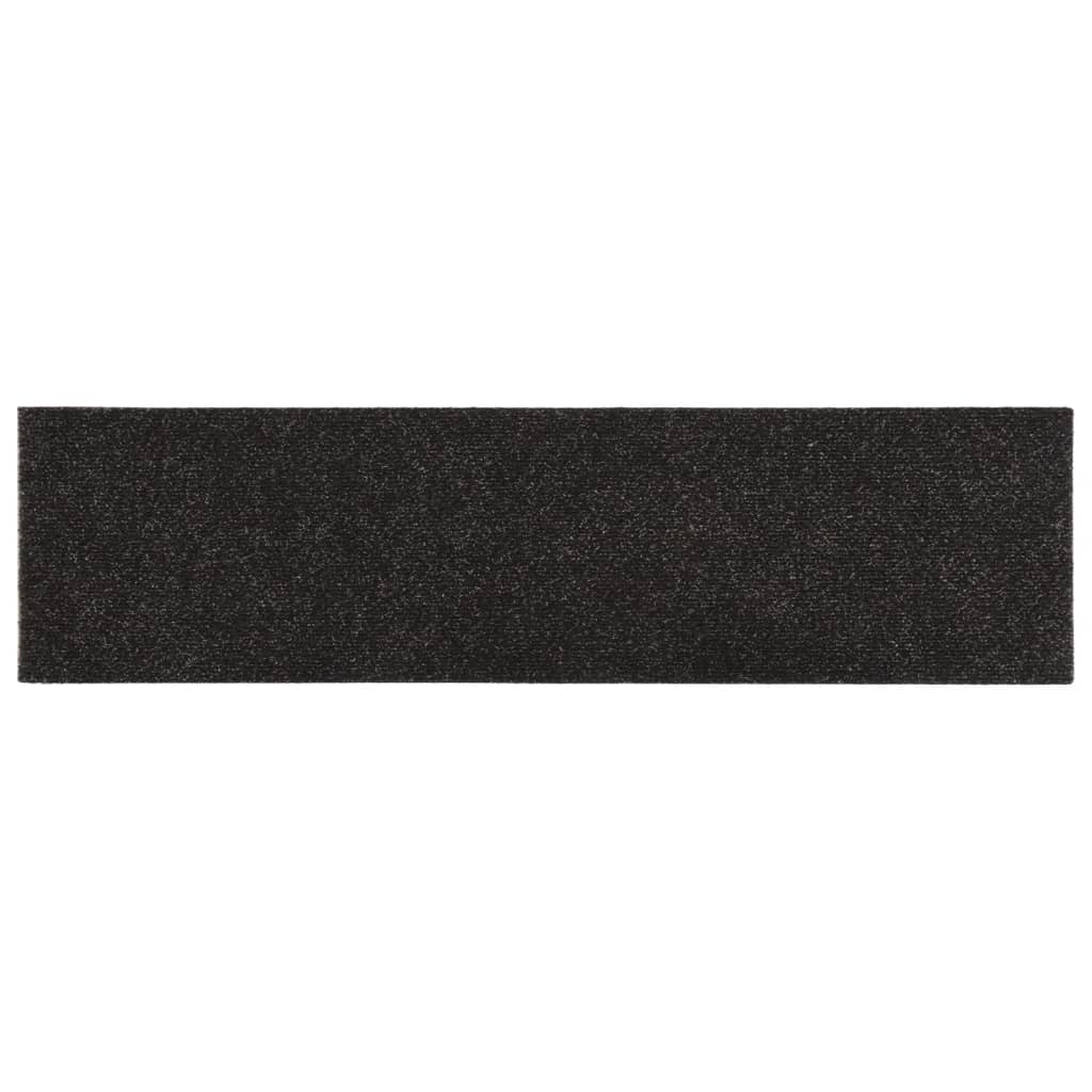 Trappematter selvklebende 15 stk 76x20 cm brune rektangulære