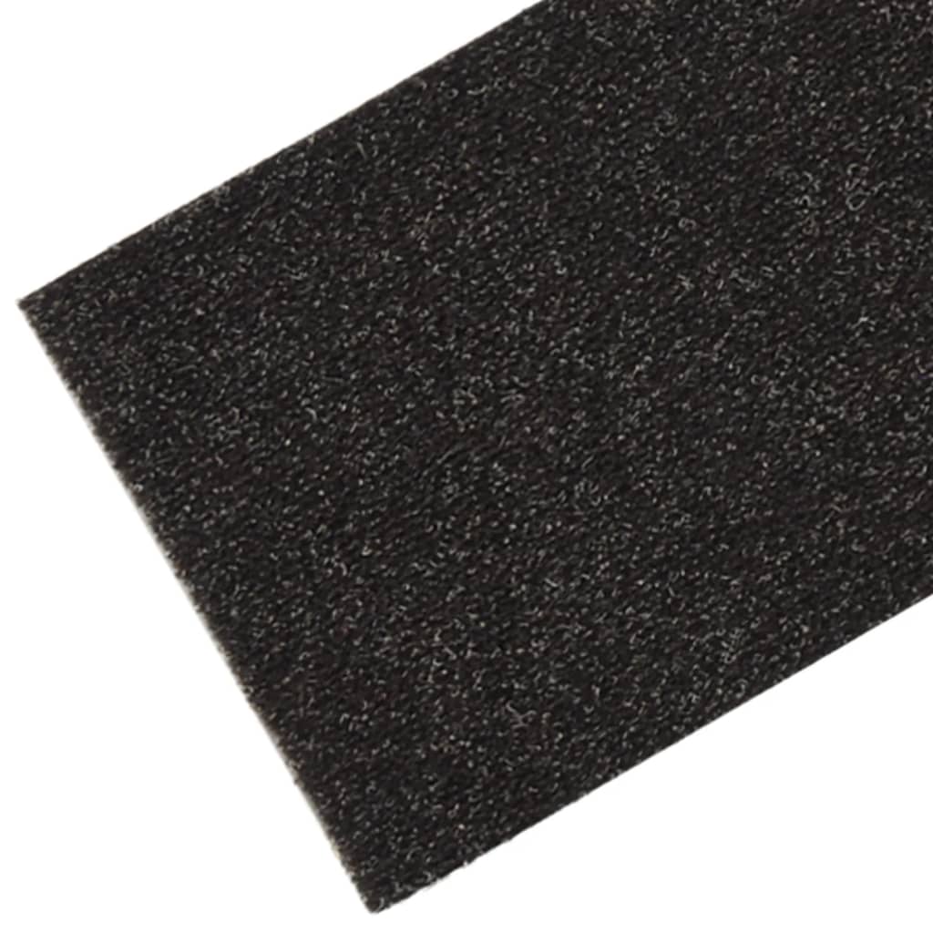 Trappematter selvklebende 15 stk 76x20 cm brune rektangulære