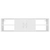 Vegghylle hvit 102x30x29 cm konstruert tre