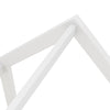 Ramme for barneseng med skuff heltre furu hvit 80x160 cm
