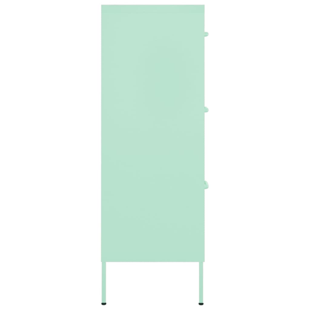 Kommode mynte 80x35x101,5 cm stål