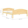 Sengeramme heltre furu 160x200 cm