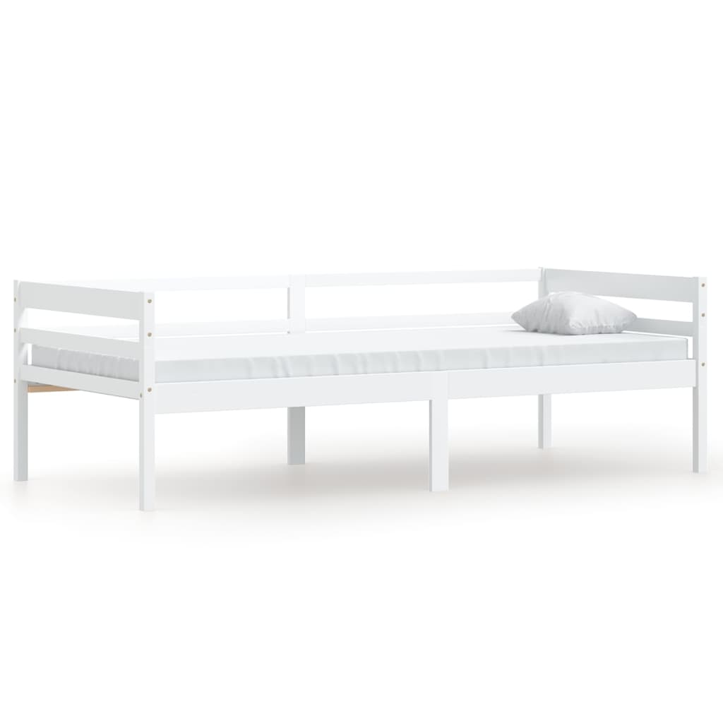 Sengeramme hvit heltre furu 90x200 cm