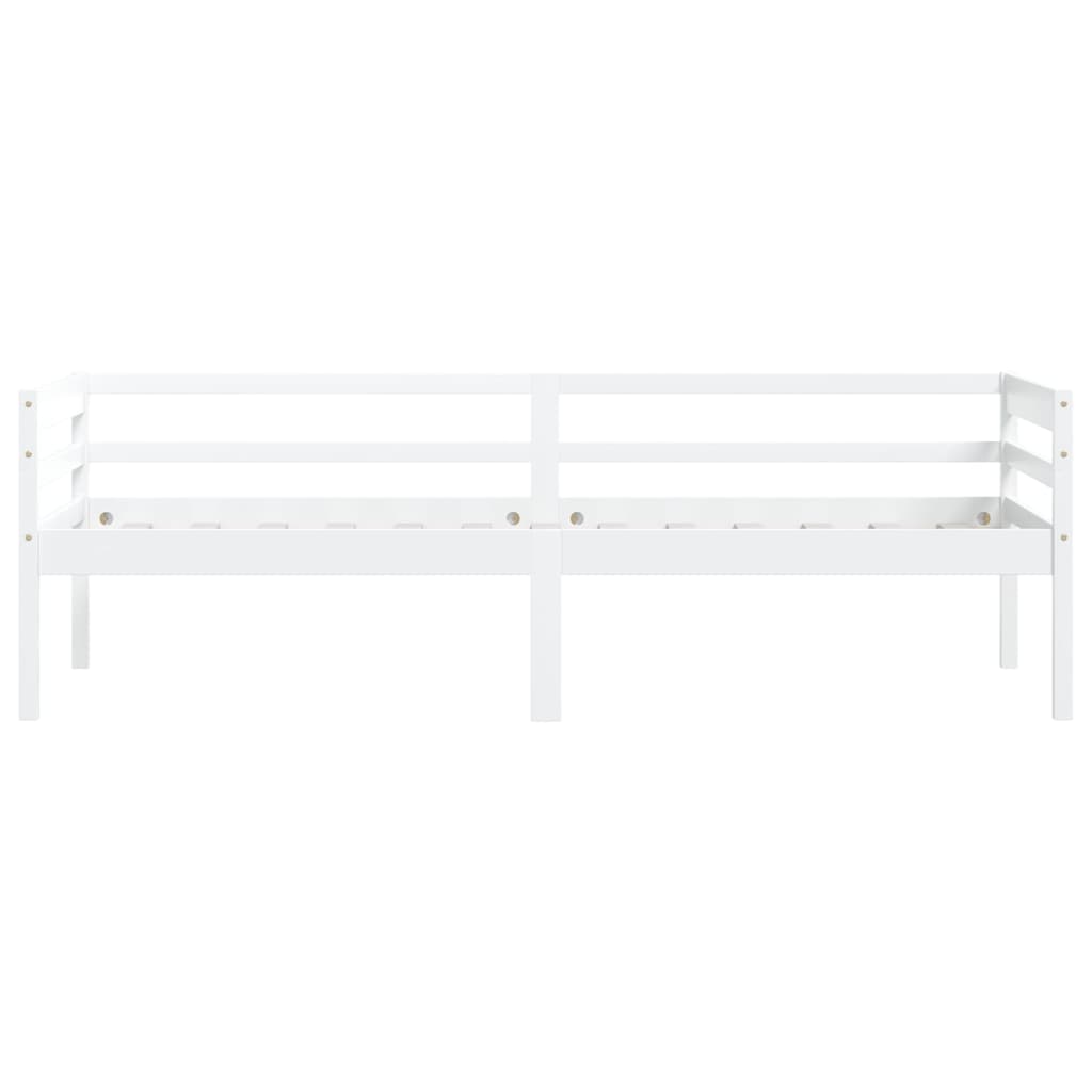 Sengeramme hvit heltre furu 90x200 cm