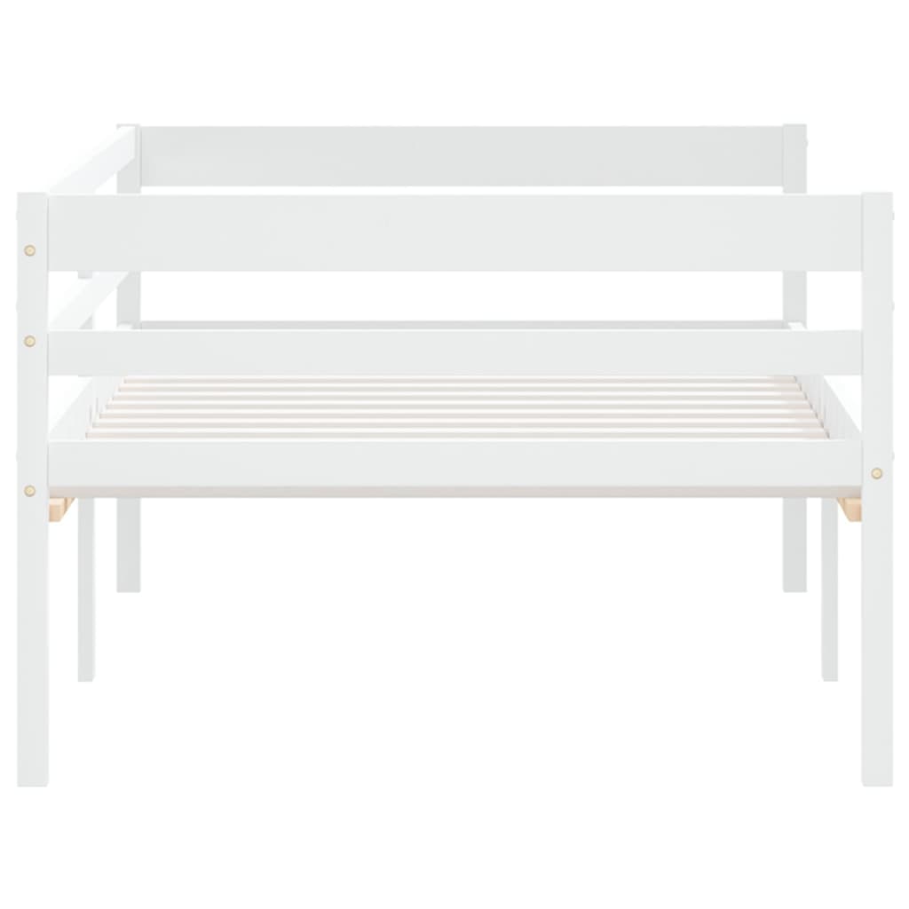 Sengeramme hvit heltre furu 90x200 cm