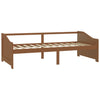 Sengeramme 3 seter heltre furu 90x200 cm honningbrun