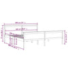 Sengeramme heltre furu 180x200 cm