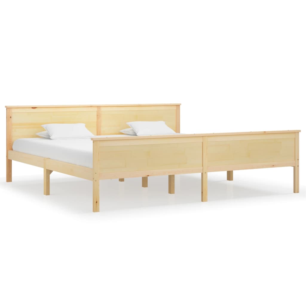 Sengeramme heltre furu 200x200 cm