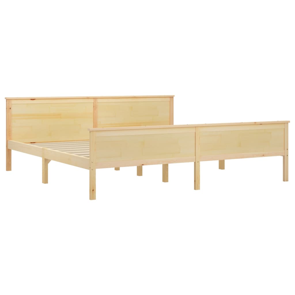 Sengeramme heltre furu 200x200 cm