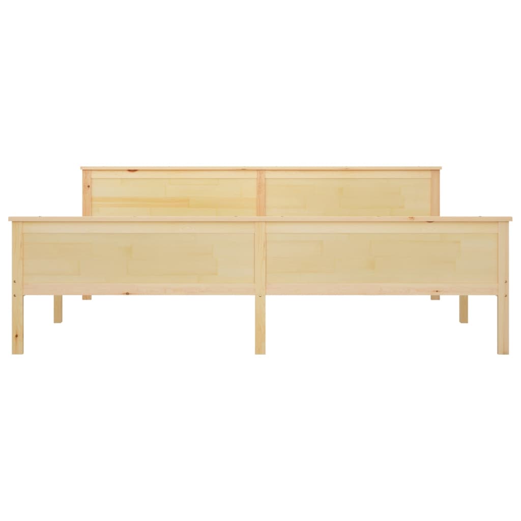 Sengeramme heltre furu 200x200 cm