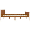 Sengeramme honningbrun heltre furu 200x200 cm