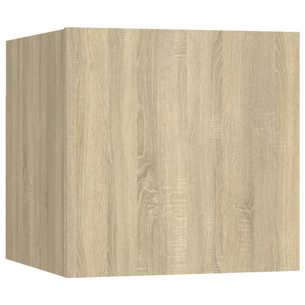 Nattbord sonoma eik 30,5x30x30 cm konstruert tre