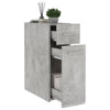 Apotekskap betonggrå 20x45,5x60 cm konstruert tre