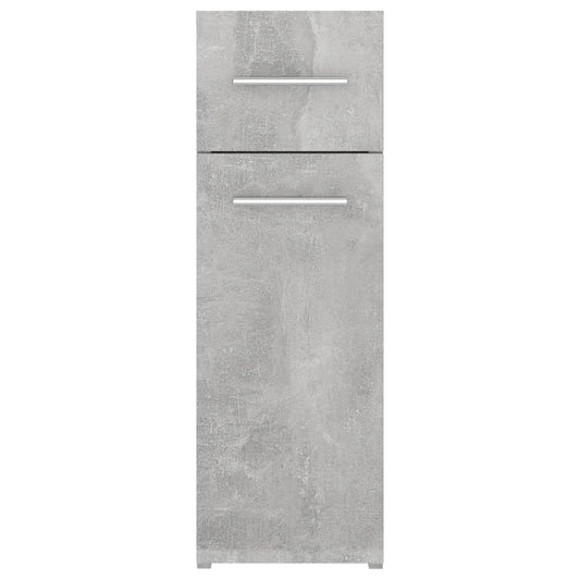 Apotekskap betonggrå 20x45,5x60 cm konstruert tre
