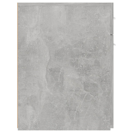 Apotekskap betonggrå 20x45,5x60 cm konstruert tre