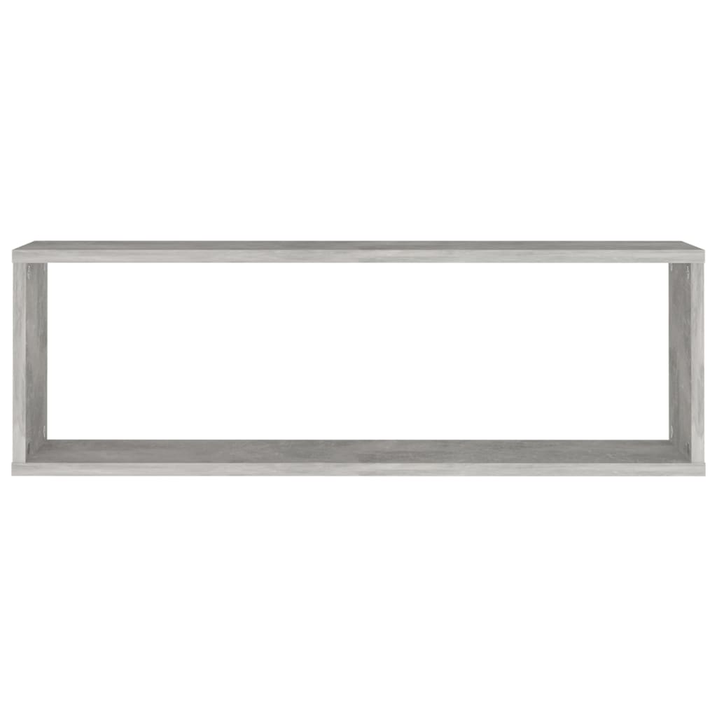 Vegghyller kube 4 stk betonggrå 80x15x26,5 cm konstruert tre