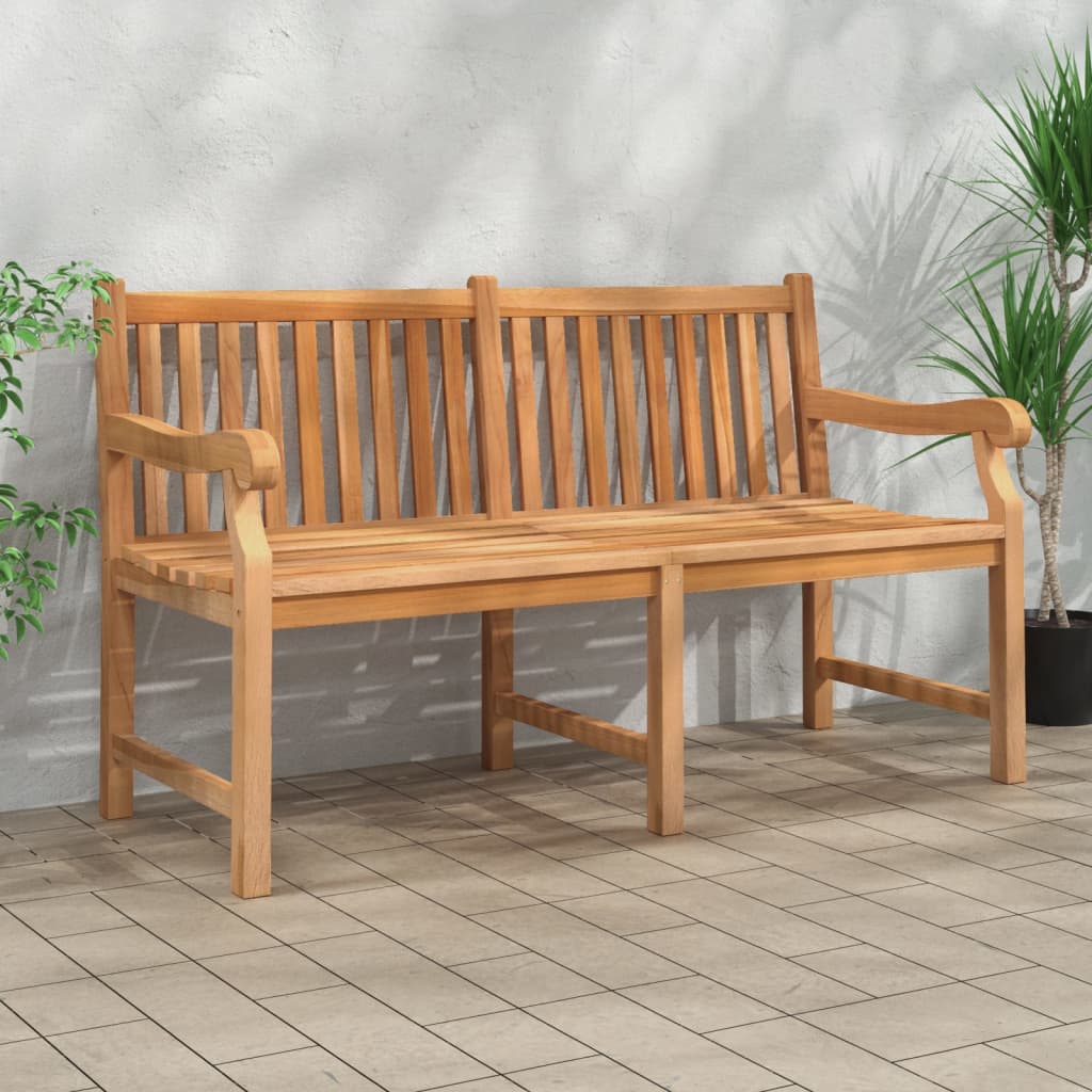 Hagebenk 150 cm heltre teak