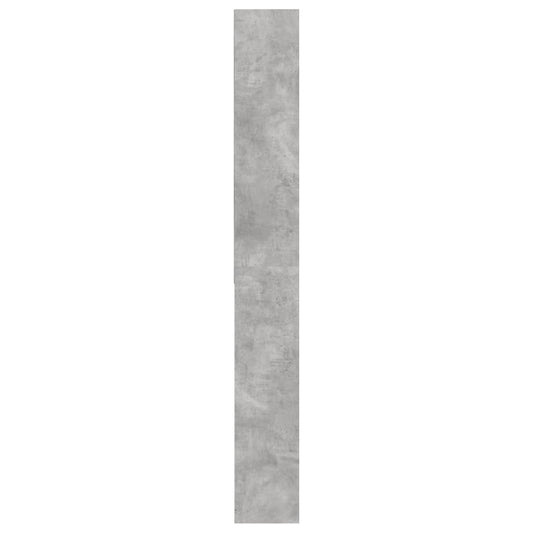 Vaskemaskinskap betonggrå 64x24x190 cm