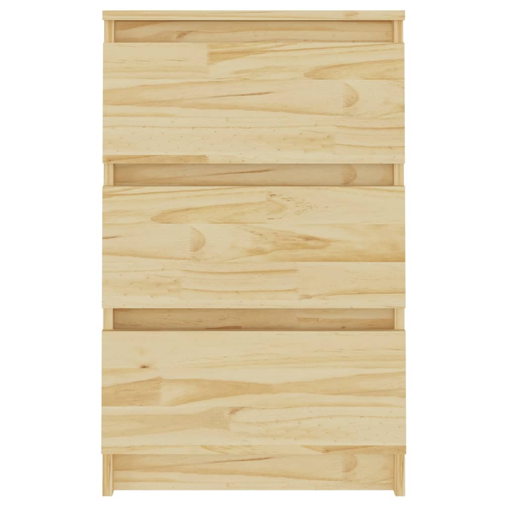 Nattbord 2 stk 40x29,5x64 cm heltre furu