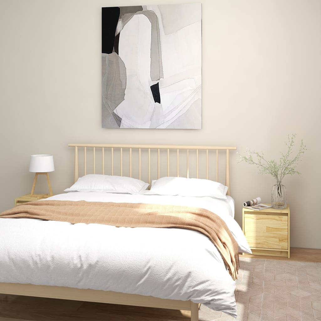 Nattbord 2 stk 40x30,5x40 cm heltre furu