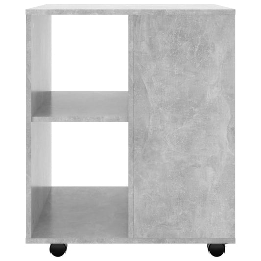 Rulleskap betonggrå 60x53x72 cm konstruert tre