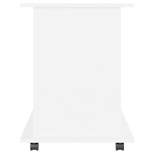 Rulleskap hvit 60x45x60 cm konstruert tre
