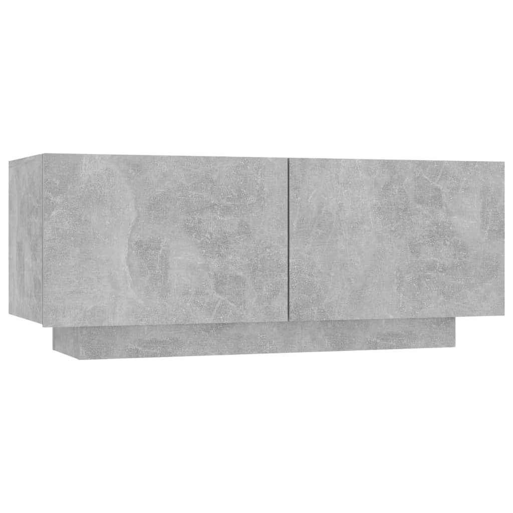Nattbord betonggrå 100x35x40 cm konstruert tre
