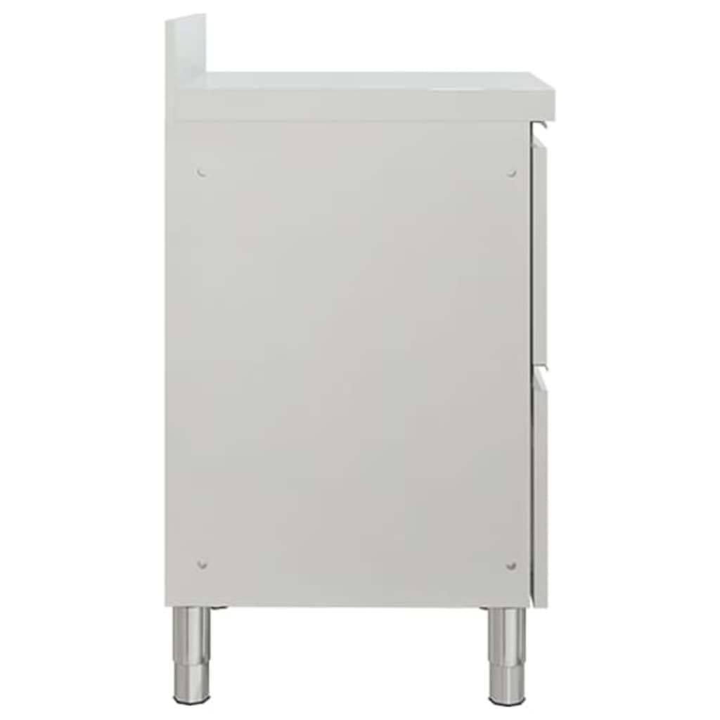 Kjøkkenskap for bedrifter med 2 skuffer 50x60x96 cm
