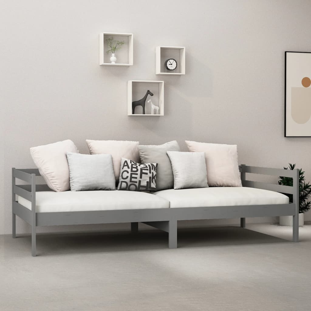 Dagseng grå heltre furu 90x200 cm