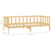 Dagseng 90x200 cm heltre furu