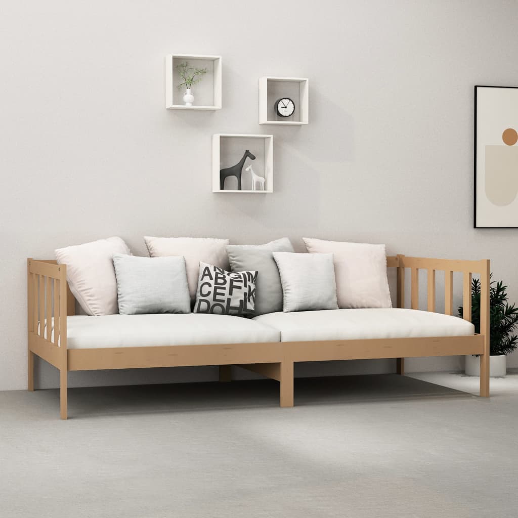 Dagseng honningbrun heltre furu 90x200 cm
