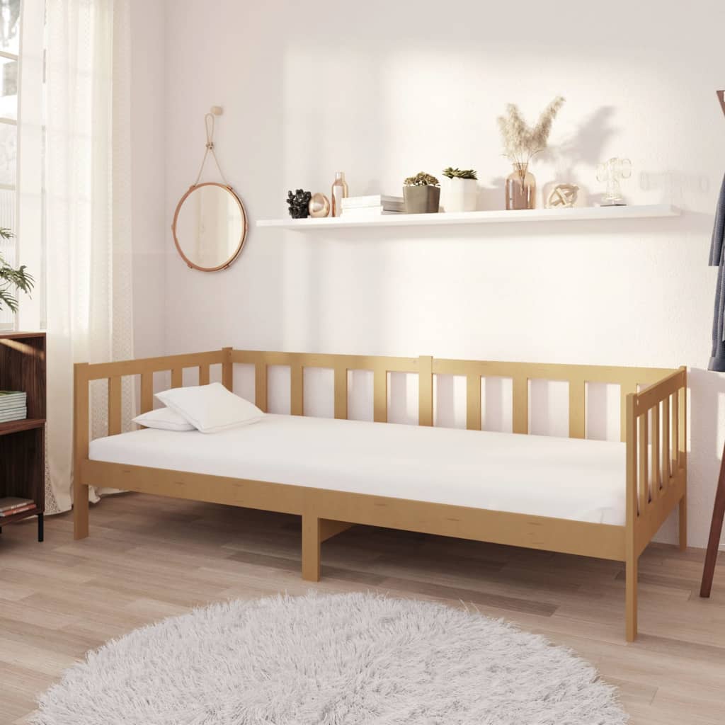 Dagseng honningbrun heltre furu 90x200 cm