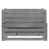 Uttrekkbar dagseng grå heltre furu 2x(90x200) cm