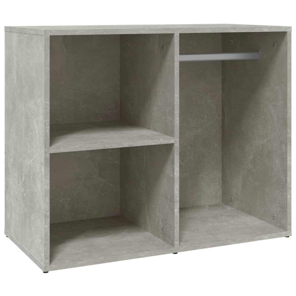Sminkeskap betonggrå 80x40x65 cm konstruert tre